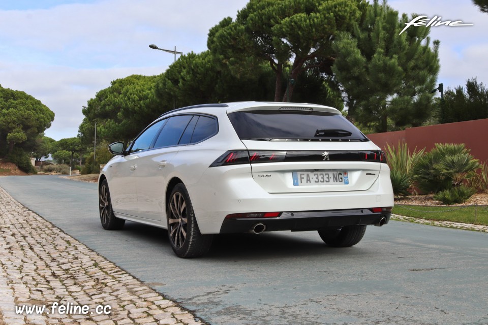 Photo essai routier nouvelle Peugeot 508 SW II (2019)