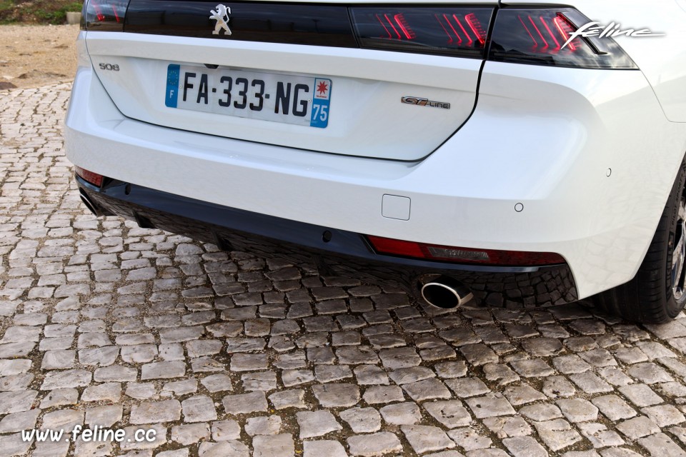 Photo bouclier arrière nouvelle Peugeot 508 SW II (2019)