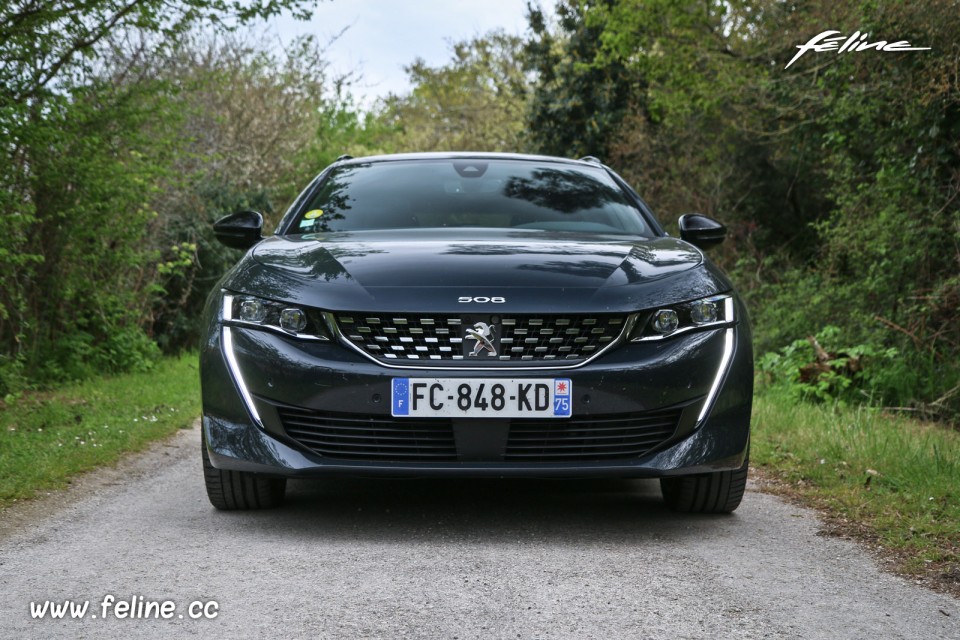 Photo face avant route Peugeot 508 SW II GT BlueHDi 180 EAT8 (20