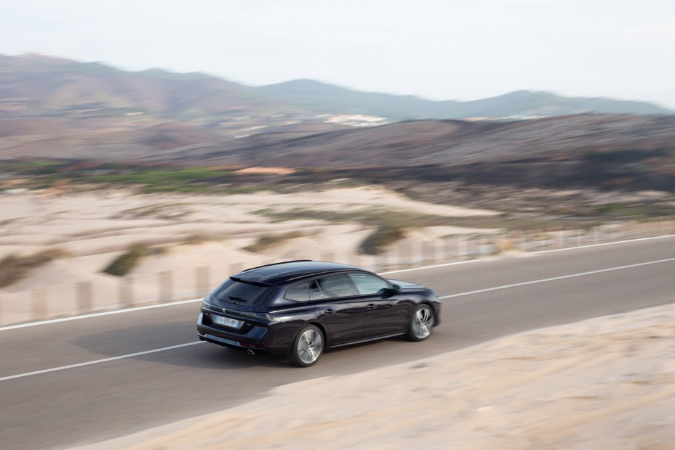 Photo officielle Peugeot 508 SW GT Dark Blue - Essais presse 201