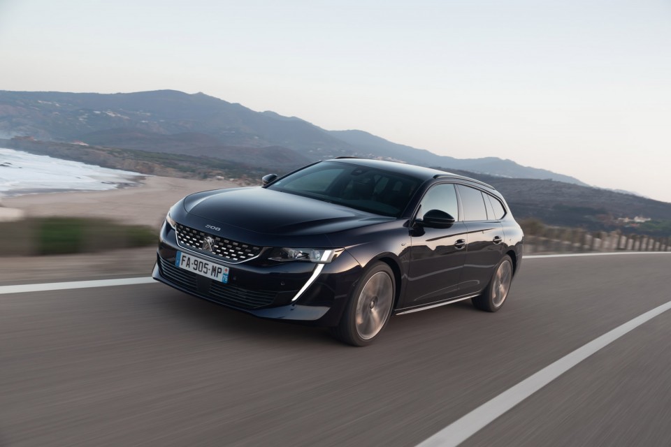 Photo officielle Peugeot 508 SW GT Dark Blue - Essais presse 201