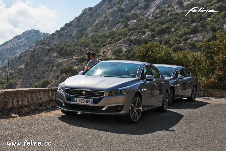 Photo essai Peugeot 508 GT restylée Gris Artense