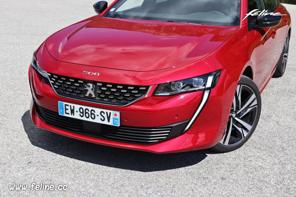 Photo pare chocs avant nouvelle Peugeot 508 II (2018)