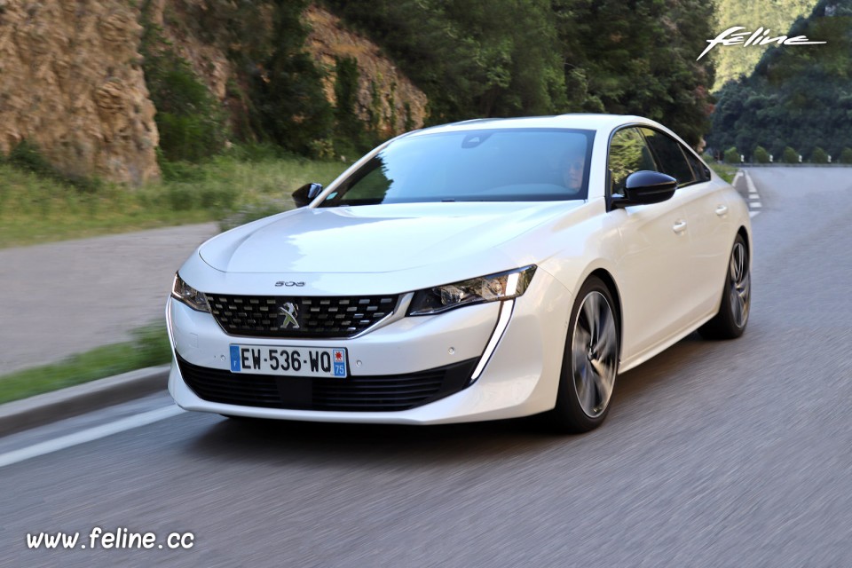 Photo essai sur route nouvelle Peugeot 508 II (2018)