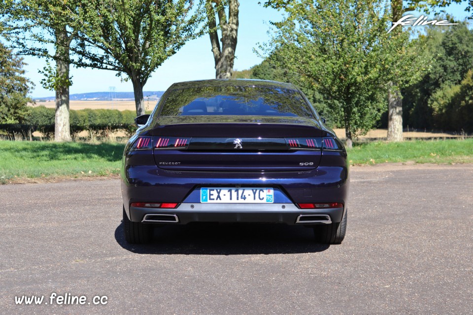 Photo face arrière Peugeot 508 II 1.5 BlueHDi 130 (2018)