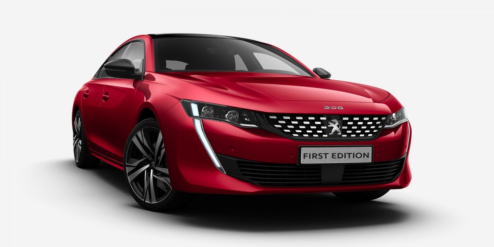 Photo face avant Peugeot 508 First Edition Rouge Ultimate (2018)