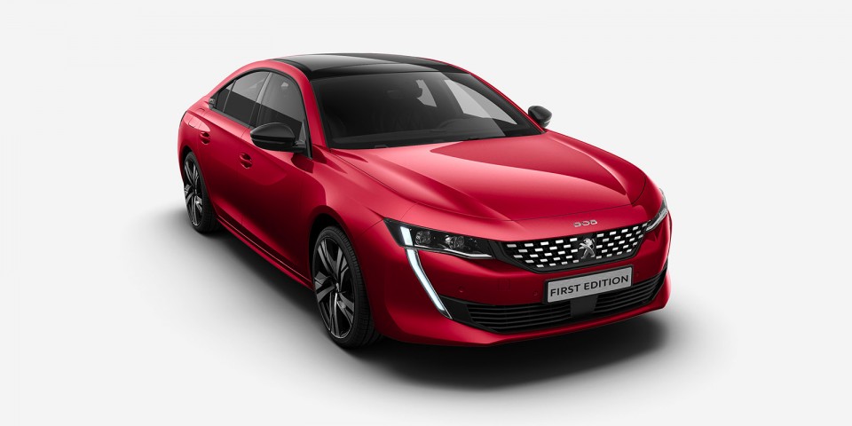 Photo vue avant Peugeot 508 First Edition Rouge Ultimate (2018)