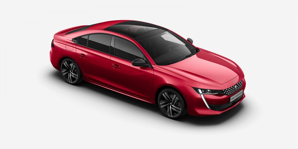 Photo officielle Peugeot 508 First Edition Rouge Ultimate (2018)