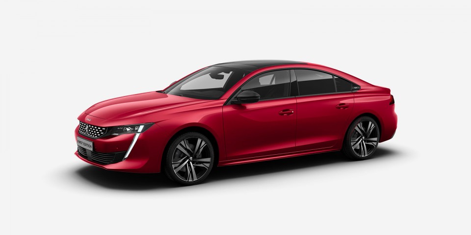 Photo 3/4 avant Peugeot 508 First Edition Rouge Ultimate (2018)