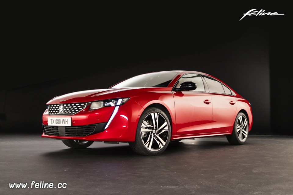 Photo style Peugeot 508 II GT Rouge Ultimate (2018)