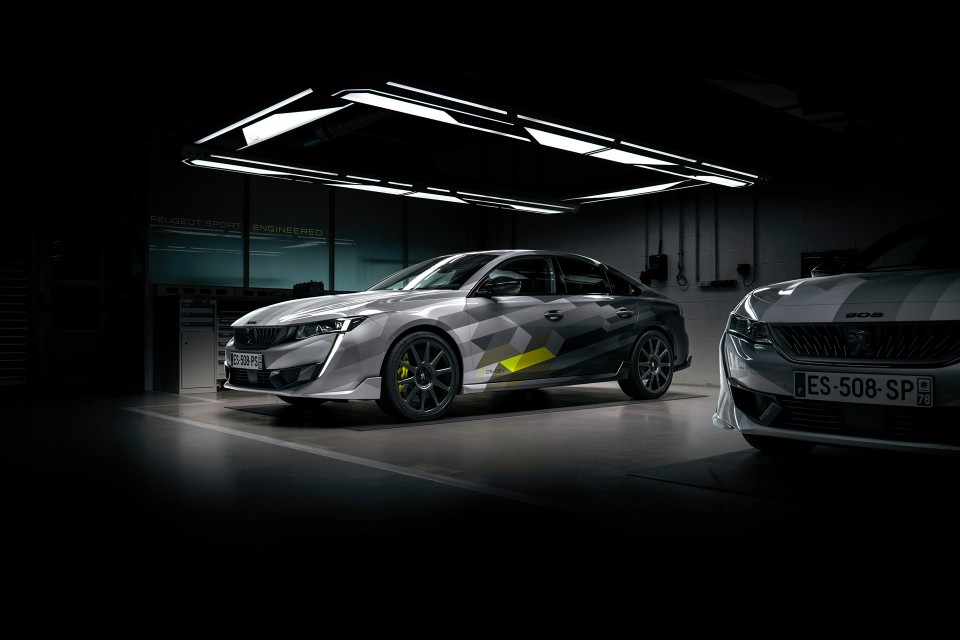 Photo officielle teaser 508 Peugeot Sport Engineered (2020)