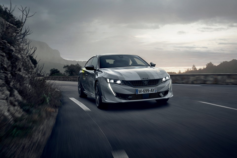 Photo route 508 Peugeot Sport Engineered (2020)