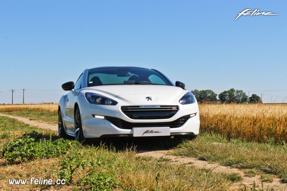 Photo 3/4 avant Peugeot RCZ GT Line Blanc Nacré - 2.0 HDi 160 B