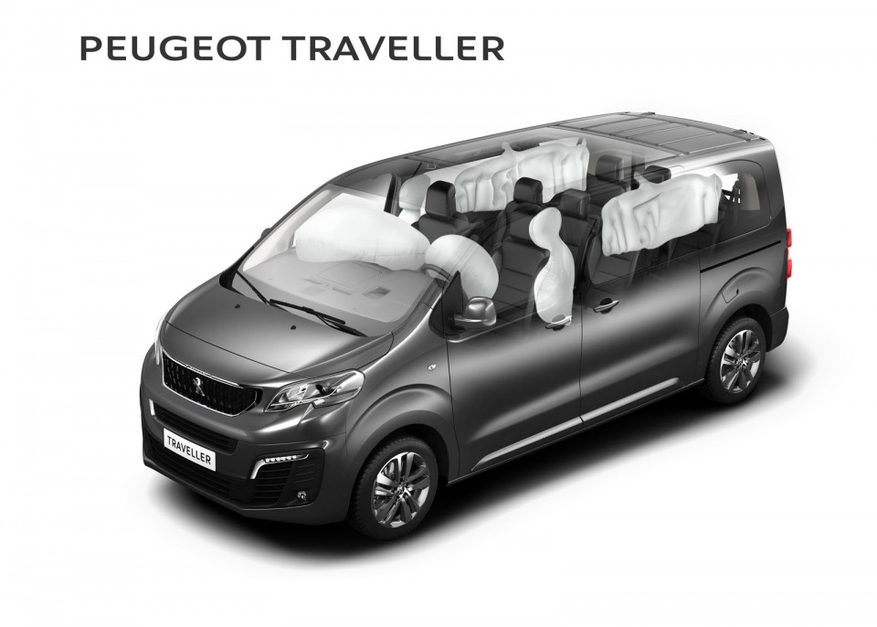 Photo officielle airbags Peugeot Traveller (2016)