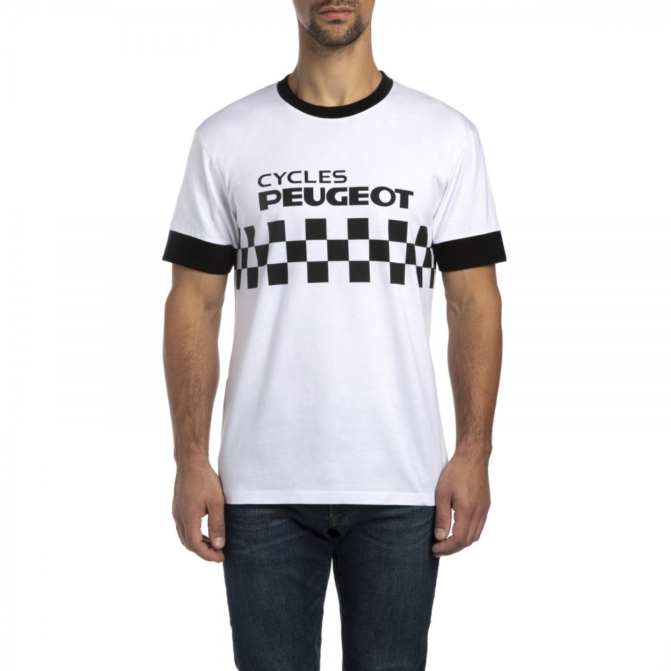 Photo T-Shirt Legend blanc Peugeot Cycles (2018)