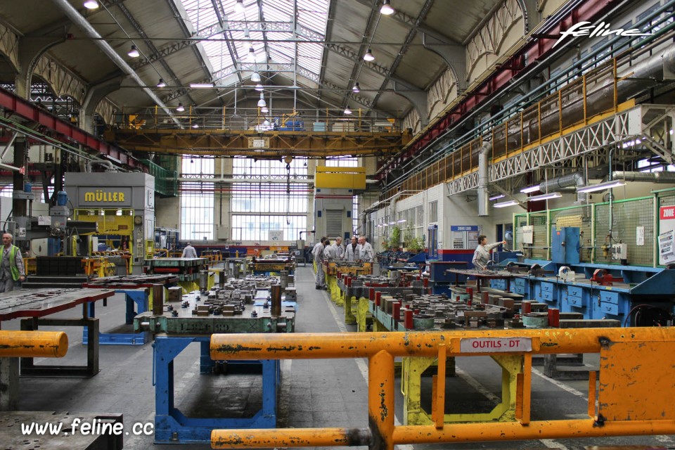 Photo usine PSA Peugeot-Citroën de Saint-Ouen (93)