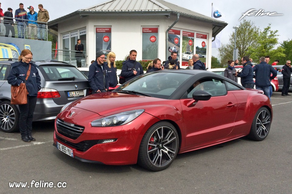 Photo Peugeot RCZ R Rouge Erythrée Nürburgring