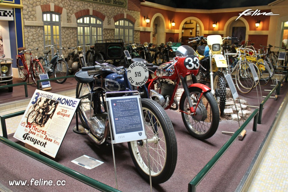 Motos Peugeot - Musée de l'Aventure Peugeot