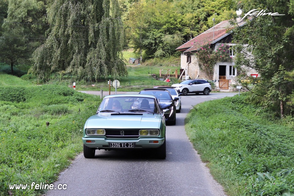 Photo road-trip Peugeot 508 et 504 Spirit of France (2018)