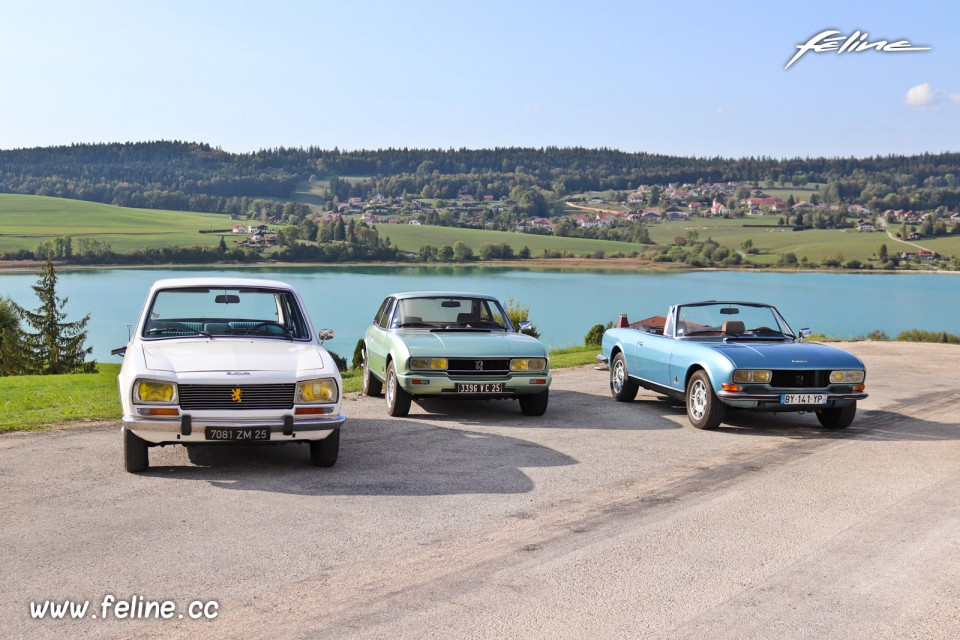 Photo road-trip Peugeot 508 et 504 Spirit of France (2018)