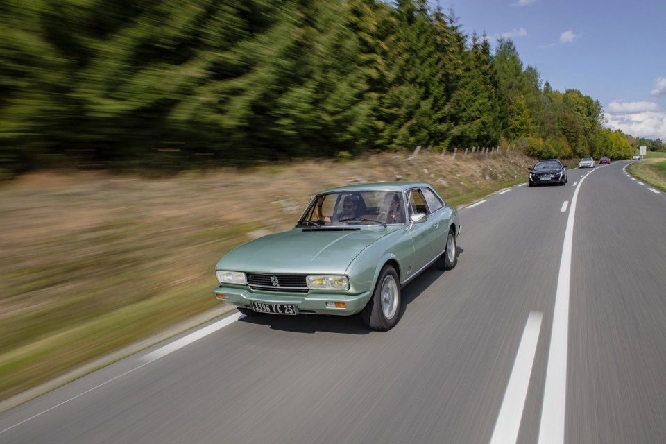 Photo road-trip Peugeot 508 et 504 Spirit of France (2018)