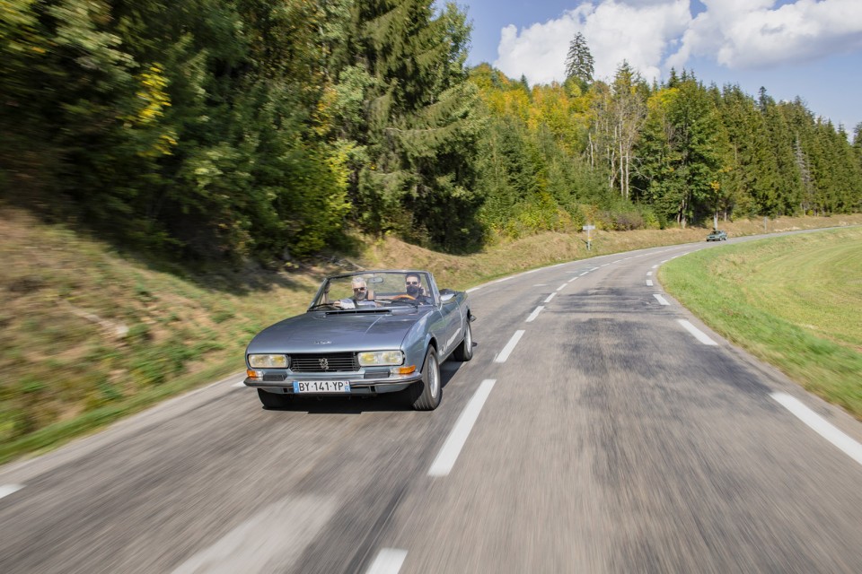 Photo road-trip Peugeot 508 et 504 Spirit of France (2018)