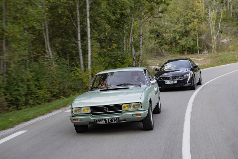 Photo road-trip Peugeot 508 et 504 Spirit of France (2018)