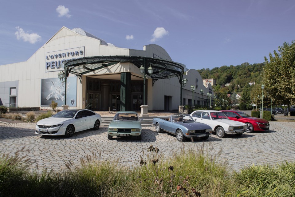 Photo road-trip Peugeot 508 et 504 Spirit of France (2018)