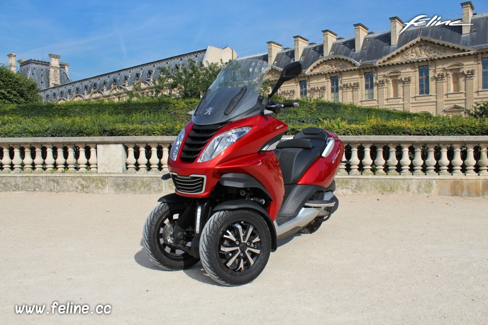 Photo Peugeot Metropolis 400i Rouge Safran - 1-028