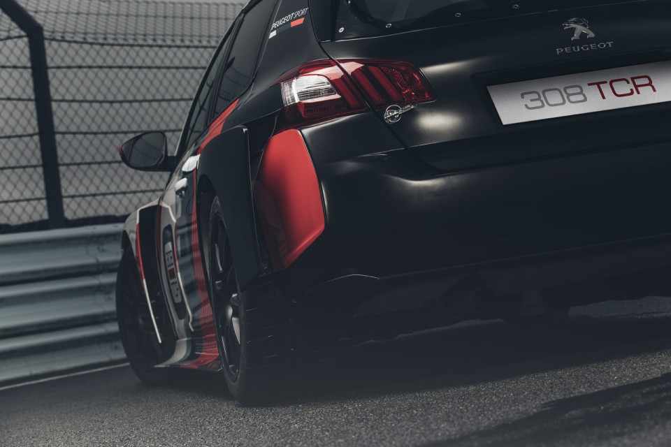 Photo extracteur arrière Peugeot 308 TCR (2018)