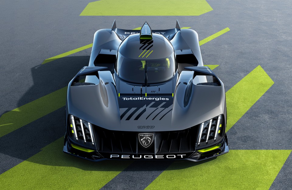 Photo face avant Peugeot 9X8 Hypercar prototype (2021)